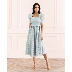 Rachel Parcell Light Blue Midi Dress